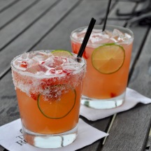 Strawberry Margaritas at The Roost at Topnotch Resort